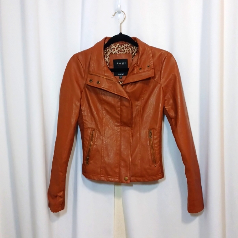 Therapy By Lane Crawford Women's Jacket Cognac (Brown) Size PM